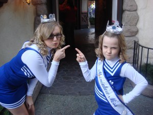 Taylor and Sydnee at Disneyland 