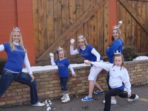 Snow ball fight in Flagstaff