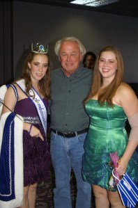 Robyn and her sister Tiana with Mr. Bob Swartzman (former director)