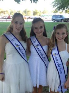 Robyn, Zolee and Mariah L at the Miss Arizona Pageant
