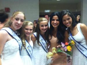 Robyn, Mariah L, Zolee and Mariah M with former Cinderella girl and Miss Arizona contestant Brittany Mazur (2002 Az Cinderella Miss and 2004 Int’l Cinderella Teen)